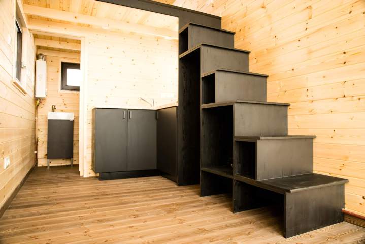 Rénovation mur intérieur mobil-home Royan